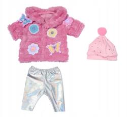 Zapf Creation Baby born szett rózsaszín szőrmével, 43 cm (833834)