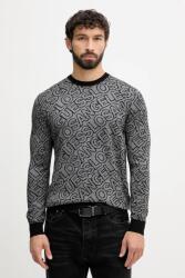 GUESS pulóver selyemkeverékből JARROD - szürke XXL