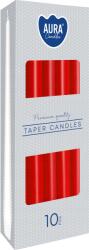AURA Bispol Kúposgyertya Classic - piros, elegáns, megbízható 10db (s30-030)