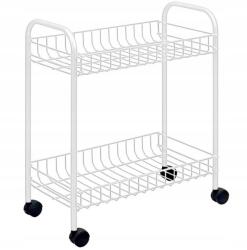 Metaltex Márkás Mobil Konyhai Kocsi Szekrény Gurulós Könyvespolc Fürdőszoba Svájci (1016576)