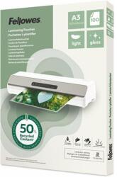 Fellowes Meleglamináló fólia, 80 mikron, A3, fényes, 100 db, FELLOWES "Light (IFW142988)