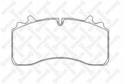 Stellox Fékbetétek 29162 22.5 Saf Skrb 9022WI Wabco Integral