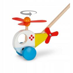  Toló Helikopter Fa Toló Játék Repülőgép Bot Lovas (PCHACZ HELIKOPTER DREWNIANA ZABAWKA)