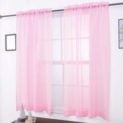 Świat firan Olcsó Függöny Gyönyörű Kész Dekoratív Fátyol Függöny Rózsaszín 140x180 (2548258)