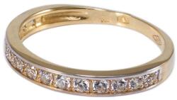 Ékszershop Kősoros arany eljegyzési gyűrű (P-2,5LKS) - ekszershop - 110 200 Ft