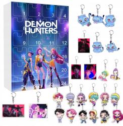  K-Pop: Demon Hunters 24DB-OS Adventi Naptár Karácsonyi Ajándék Új 2026 (ptt123)