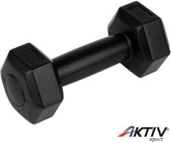 Aktivsport Kézisúlyzó cementes Aktivsport 0, 5 kg fekete