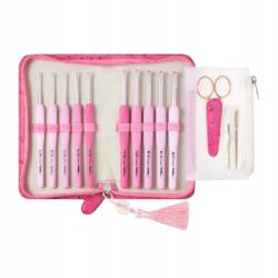 Tulip Készlet Etimo Rose 2-6mm 10 horgolótű kiegészítők tok TER-001E (TER-001E)