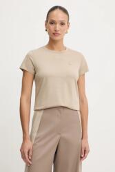 BOSS pamut póló - bézs M - answear - 23 990 Ft