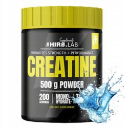 HIRO. LAB Creatine 500g íztelen kreatin monohidrát mono szilárdság (1000024280#455)