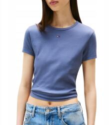 Tommy Hilfiger Essential Slim Rib Knit Ing Női Kék L