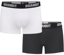 Brandit Boxershorts Logo 2er Pack wht/blk