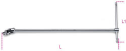 Beta 920/40 1/2-os csuklós T-hajtószár, krómozott 490mm (009200850)