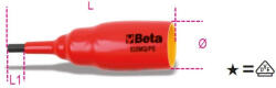 Beta 920MQ-PE 1/2" Imbusz-dugókulcs szigetelt 6mm (009200266)