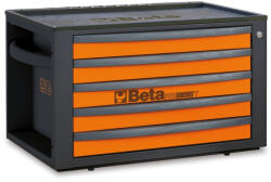 Beta RSC23T-O 5 fiókos szerszámosláda ÜRES narancs/antracit (023003021)