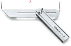 Beta 1672A Állítható szögsablon csúszó szárral a szár krómozott acélból, az alaplap alumíniumból készült 300mm (016720130)