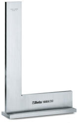 Beta 1666A Talpas precíziós derékszög rozsdamentes acélból, köszörült és tükrösített 250mm (016660125)