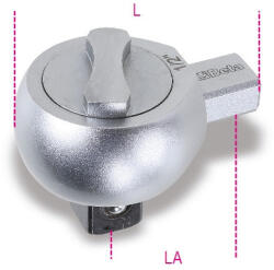 Beta 615 14X18-1/2 Kétirányú racsni nyomatékkulcshoz szögletes csatlakozóval (006150120)