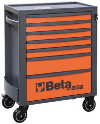 Beta RSC24/7-O 7 fiókos szerszámosláda ÜRES narancs/antracit (024004071)