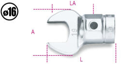 Beta 642 Villáskulcsfej 20mm (006420020)