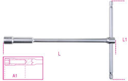 Beta 949 T szárú egyszerű kulcs mély hatlapfejű dugóvéggel 12mm (009490012)