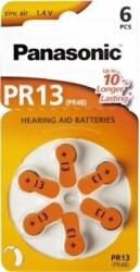 Panasonic Hallókészülék akkumulátor Panasonic 13 PR13 PR48 hallókészülékekhez 6 db (PR13)