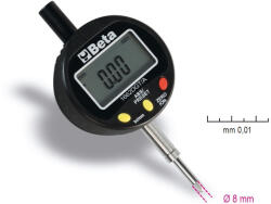 Beta 1662DGT/A Digitális mérőóra század pontosságú mérés 0-12, 5mm (016620311)