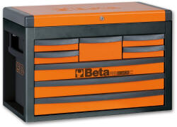 Beta RSC23C-O 8 fiókos szerszámosláda ÜRES narancs-fekete (023003011)