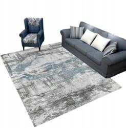 Dywany Łuszczów Szőnyeg 160X220 Nappaliba Szoba Csúszásgátló Szürke-kék Vintage Bcf (BR033)