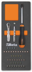 Beta M85 Habszivacs tálca 1/4"-os bitkészlettel (024500085)