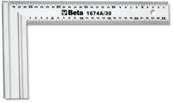 Beta 1672A Állítható szögsablon csúszó szárral a szár krómozott acélból, az alaplap alumíniumból készült 300mm (016740130)