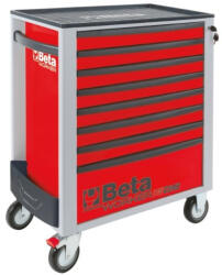 Beta BW 2400S-R8/E-L 8 fiókos szerszámkocsi 398 darabos szerszámkészlettel piros (024006243)