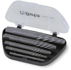 Beta 1430/S8 8 részes törtcsavarkiszedő szerszám készlet ötvözött acélból (1430/1-1430/2-1430/3-1430/4-1430/5-1430/6-1430/7-1430/8) kofferban (014300108)