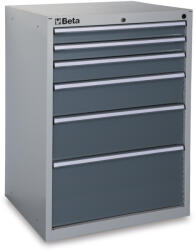 Beta C35/6GM 6 fiókos, ipari, rögzített szerszámszekrény ÜRES (035000162)