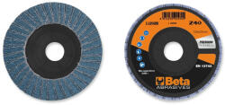Beta 11202B 40 Csiszolótárcsák cirkónium csiszolóvászonnal, műanyag csiszolótalp, dupla lamellás kivitel P40 (112020104)