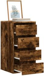 vidaXL komód, füstölt tölgy, 40x41x76 cm, fa alapanyag (852865)