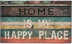 Multyhome Lábtörlő Lima Happy Place 45 x 75 cm, mintával (MHEU5000052)