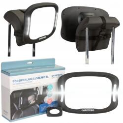 Caretero Megvilágított Autós Tükör Gyermekfigyeléshez (PODŚWIETLANE LUSTERKO CARETERO XL)