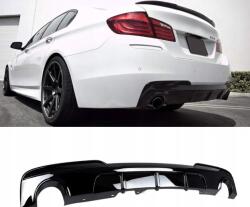  Diffúzor Hátsó Betét Bmw F10 F11 Fekete Fényes