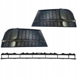 Mertt Kpl x3 Lökhárító rács Jobb Bal Középső Audi A3 8V 16-20 S-Line