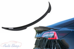  Tesla Model 3 fényes fekete Sport Performance style csomagtartó spoiler légterelő Optikai tuning 2017-