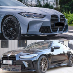  BMW G22 G23 4-es széria fényes fekete Performance stílusú vese hűtőrács 2021-2024