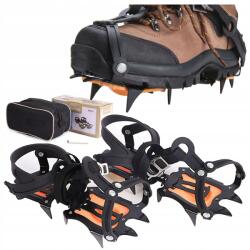 Mawe Cipőrákok Kosárlabda Tüskék Hegyi Turista rátétek, méret 37-45, fekete-narancssárga, 10 tüske (MZSRAKI637-45O)
