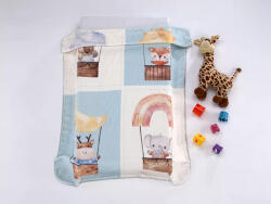 MORA LUMPY P93 babapléd - 80×110 cm, kék (dobozos)