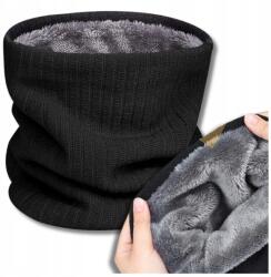 EdiBazzar Csősál Női Téli Sál Fekete Nyak Meleg Sál Puha Rugalmas (Zimowy Komin Damski Ciepły Szal Na Szyję)