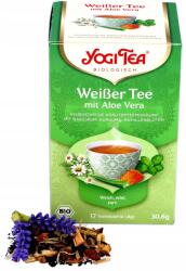 YOGI TEA Fehér Zöld MIX Aloe Verával Bio Aloe Vera Verbéna Kurkuma (4012824404366)