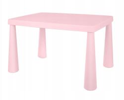 DGL Meble Gyerek Asztal Világos Rózsaszín Műanyag Asztal Púderrózsaszín (MAMUT STOLIK PUDROWY RÓŻ)