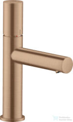 Hansgrohe AXOR UNO 110 mosdó csaptelep Zero fogantyúval, nem zárható leeresztővel, szálcsiszolt vörös arany hatású 45002310 (45002310)