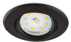 Kobi Süllyesztett halogén spotlámpa GU10 fekete kerek Kobi (KOBOPR2964)