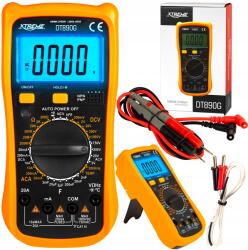 Xtreme Multiméter Digitális Árammérő Feszültség LCD Hőmérséklet Teszter Univerzális (50-107#)